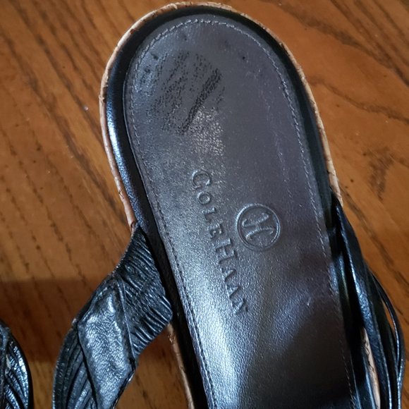 Cole Hann Wedge Sandal NWOT - Picture 3 of 6